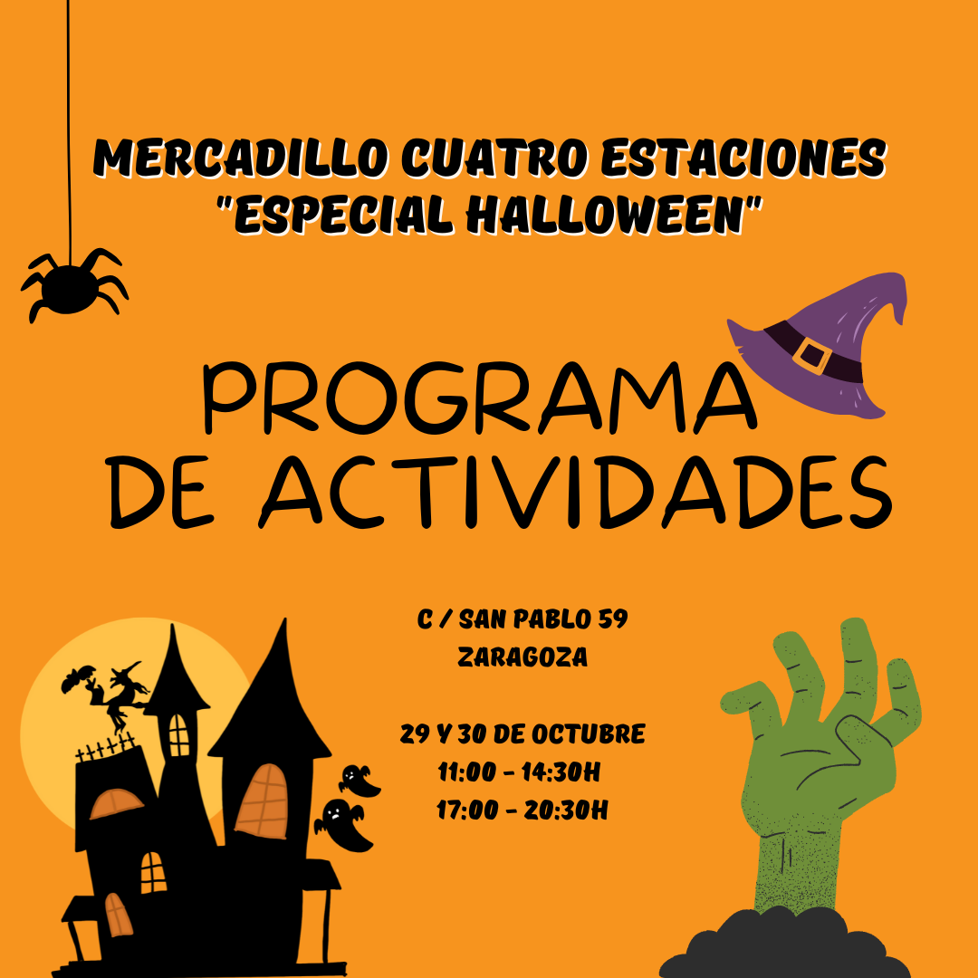 Mercadillo Especial Halloween: Programa de Actividades