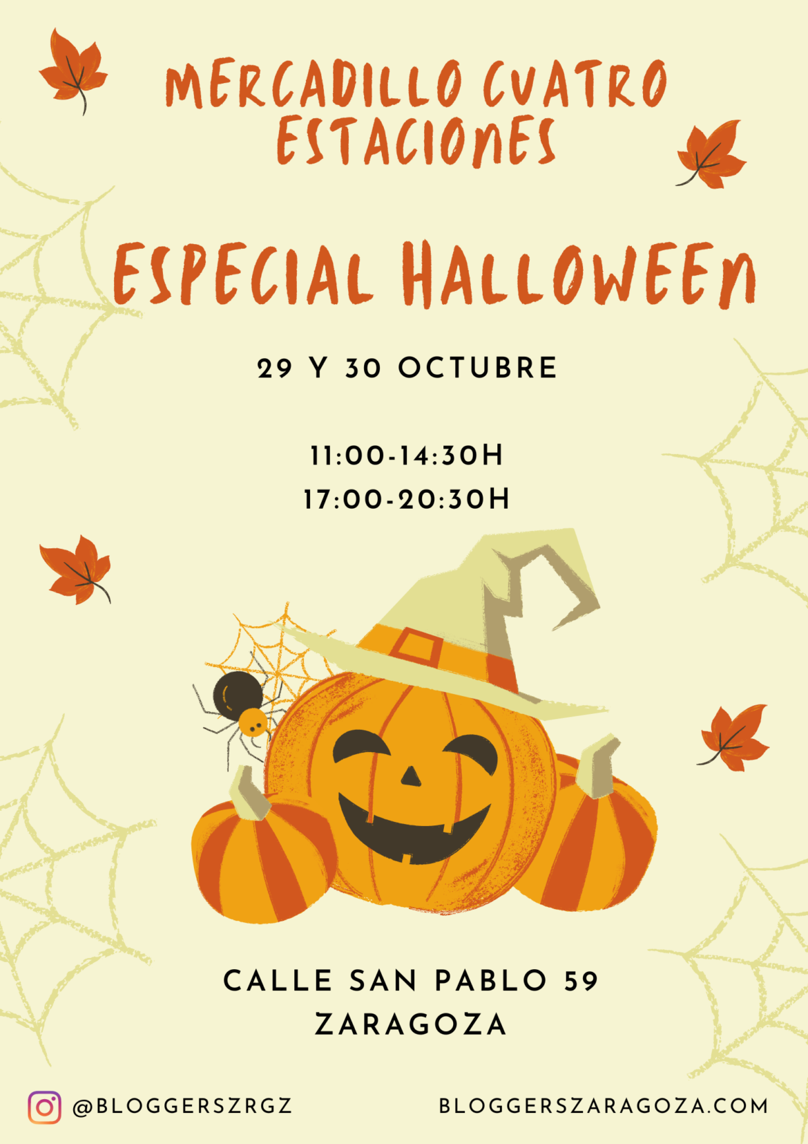 Mercadillo Cuatro Estaciones «Edición Especial Halloween»