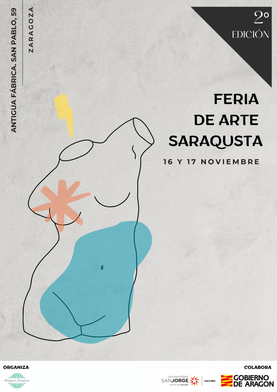 II Feria de Arte Saraqusta: 16 y 17 de noviembre