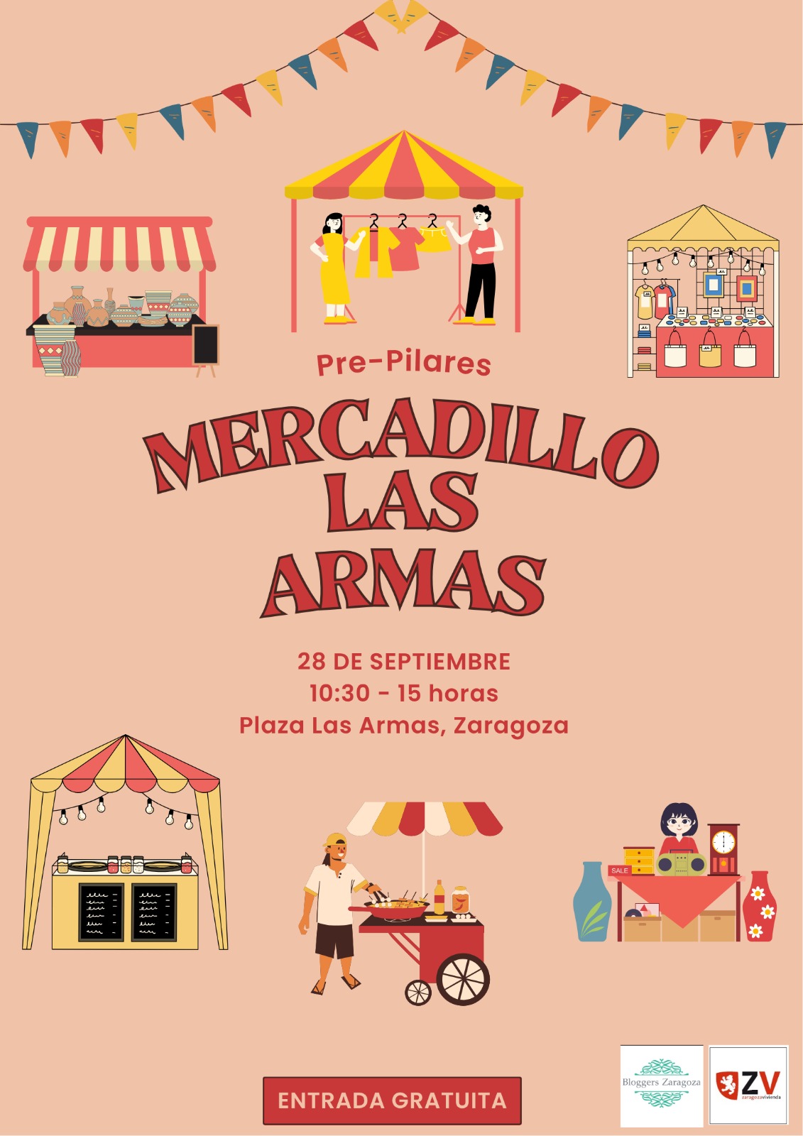 MERCADILLO DE LAS ARMAS PREPILARES – 28 de septiembre