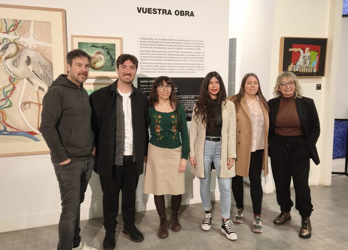 Jorge Aliaga y María Pinta: Inauguradas las exposiciones de los ganadores de la III Feria de Arte Saraqusta