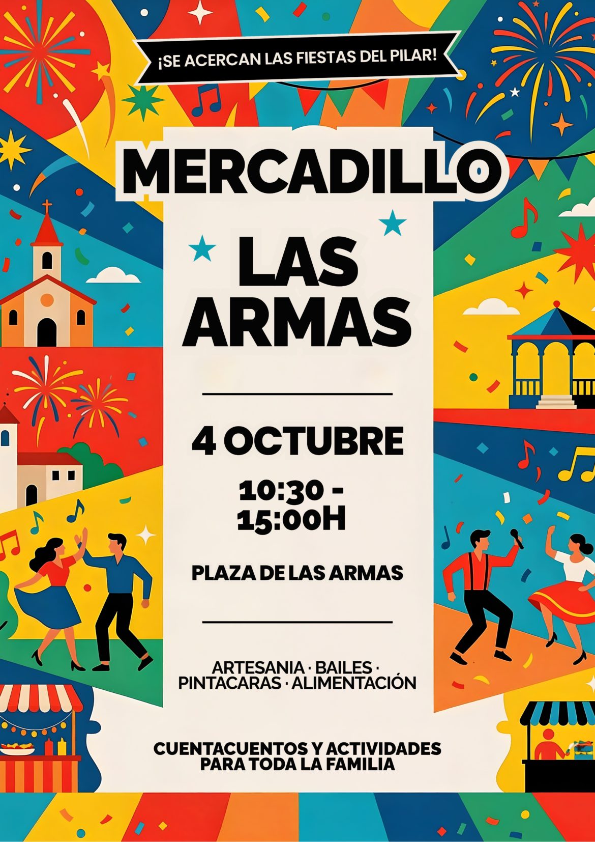 ¡Prepárate para las Fiestas del Pilar en la Plaza de Las Armas!